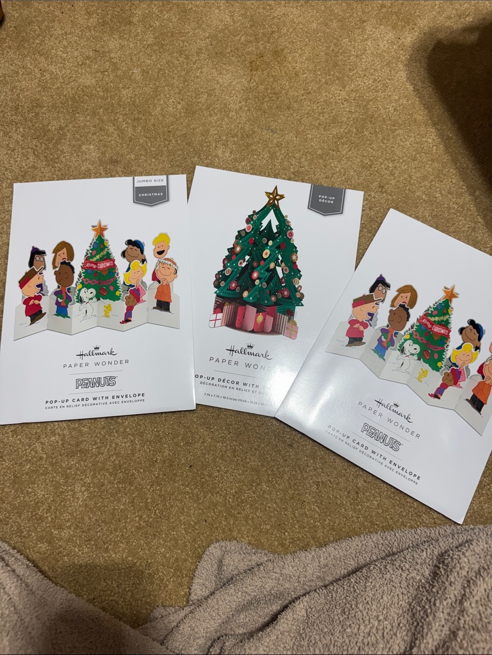 Hallmark pop-up Christmas cards